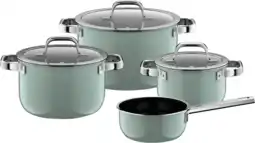 Coolblue WMF Fusiontec Mineral Pro Pannenset 4-delig Eucalyptus Haze aanbieding