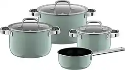 Coolblue WMF Fusiontec Mineral Pro Pannenset 4-delig Eucalyptus Haze aanbieding