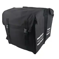 ANWB Voltano Dubbele Fietstas XXL 60L Zwart aanbieding