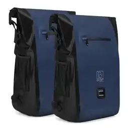 ANWB Brisby 40-52L 3-in-1 rolltop fietstassen Blauw aanbieding