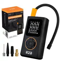 ANWB R2B Compressor Bandenpomp Luchtcompressor Zwart aanbieding