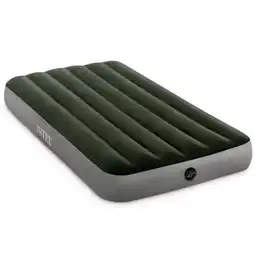 ANWB Intex Luchtbed 1P 99x191 cm + pomp Groen aanbieding