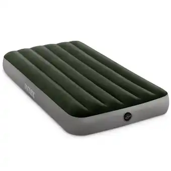 ANWB Intex Luchtbed 1P 99x191 cm + pomp Groen aanbieding