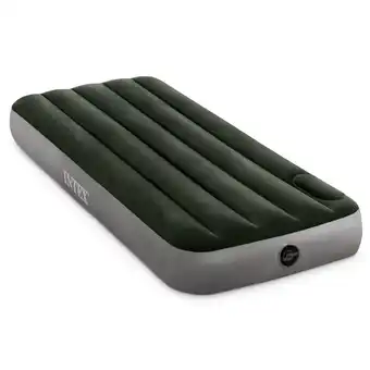 ANWB Intex Luchtbed Downy 1P 76x191 + Pomp Groen aanbieding