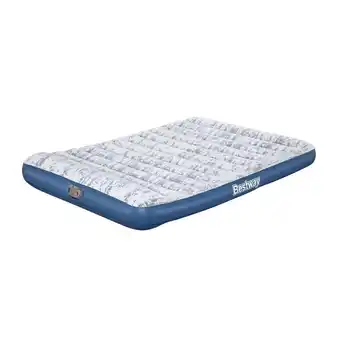 ANWB Bestway Luchtbed 2P 152x203 cm + pomp Blauw aanbieding