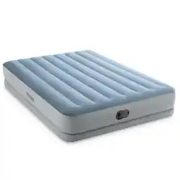 ANWB Intex Luchtbed 2P 152x203 + Pomp Blauw aanbieding