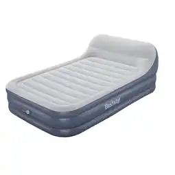 ANWB Bestway Luchtbed 2P 152x226 cm + pomp Blauw aanbieding