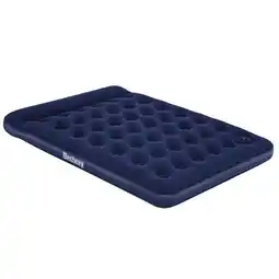 ANWB Bestway Luchtbed 2P 152x203 cm + pomp Blauw aanbieding