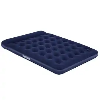 ANWB Bestway Luchtbed 2P 152x203 cm + pomp Blauw aanbieding