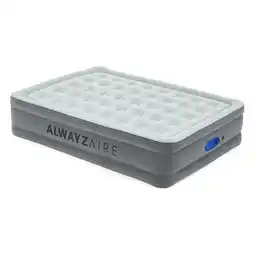 ANWB Bestway Luchtbed Alwayszair 2P 152x203 cm + pomp Blauw aanbieding