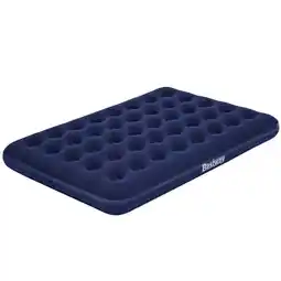 ANWB Bestway Luchtbed 2P 137x191 cm + pomp Blauw aanbieding