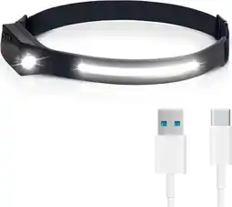 ANWB Flinq hoofdlamp met vijf lichtmodi Zwart aanbieding