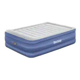ANWB Bestway Luchtbed 2P 152x203 cm + pomp Blauw aanbieding