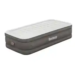 ANWB Bestway Luchtbed 1P 97x191 cm + pomp Bruin aanbieding