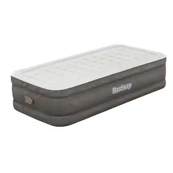 ANWB Bestway Luchtbed 1P 97x191 cm + pomp Bruin aanbieding