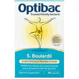 Holland & Barrett Optibac S. Boulardii - 40 capsules aanbieding
