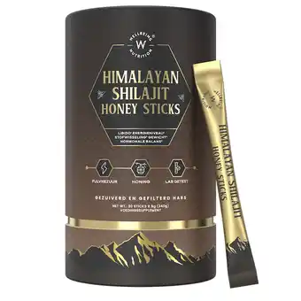 Holland & Barrett Wellbeing Nutrition Shilajit Honey Sticks - 30 sticks aanbieding