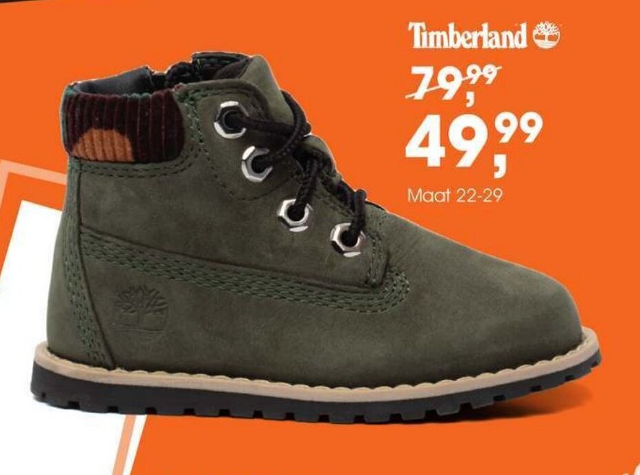 Timberland Maat 22-29 aanbieding bij Ziengs