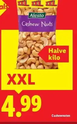 Lidl Cashewnoten aanbieding