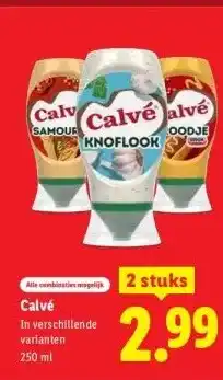 Lidl Calvé aanbieding