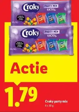 Lidl Croky party mix aanbieding