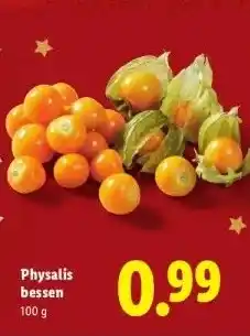 Lidl Physalis bessen aanbieding