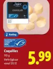 Lidl Coquilles 110 g aanbieding
