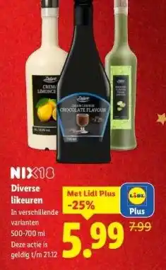 Lidl Diverse keuren aanbieding