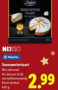 Lidl Sneeuwstertaart aanbieding