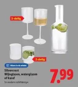 Lidl Wijnglazen, waterglazen of karaf aanbieding