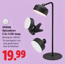 Lidl OSRAM Oplaadbare 3-in-1 LED-lamp aanbieding