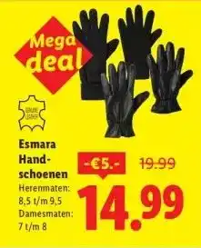 Lidl Esmara Hand- schoenen aanbieding