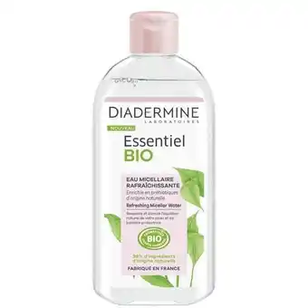 Trekpleister Diadermine Essentiel Bio Refreshing Micellar Water aanbieding