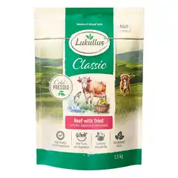 Zooplus Lukullus Koudgeperste Rund & Forel - Voordeelpakket: 4 x 1,5 kg: nieuw Receptuur aanbieding