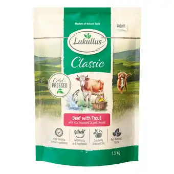 Zooplus Lukullus Koudgeperste Rund & Forel - Voordeelpakket: 4 x 1,5 kg: nieuw Receptuur aanbieding