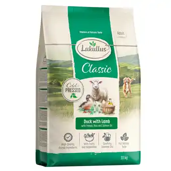 Zooplus Lukullus Koudgeperste Barbarijse Eend & Lamsvlees - Dubbepak: 2 x 10 kg: nieuw Receptuur aanbieding