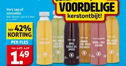 Hoogvliet Vers sap of smoothie aanbieding