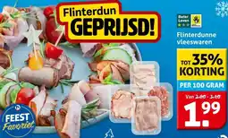 Hoogvliet Flinterdunne vleeswaren aanbieding