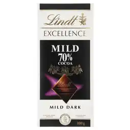 Dekamarkt Lindt Chocoladereep excellence 70% mild aanbieding