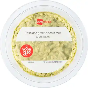 Dekamarkt DekaMarkt Ensalada groene pesto oude kaas aanbieding