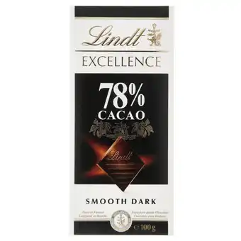 Dekamarkt Lindt Chocoladereep excellence 78% aanbieding