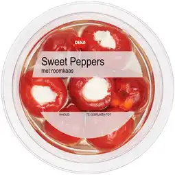 Dekamarkt DekaMarkt Sweet peppers met roomkaas aanbieding