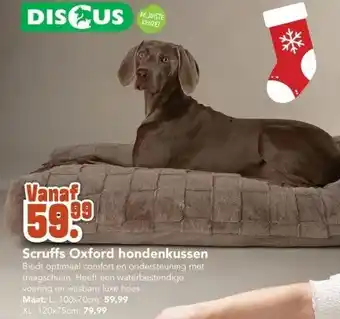 Discus Scruffs Oxford hondenkussen aanbieding