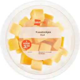 Dekamarkt DekaVers Kaasblokjes oud aanbieding
