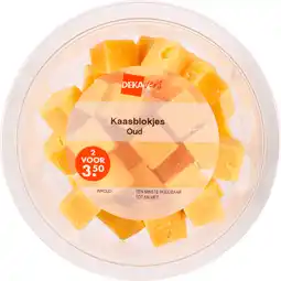 Dekamarkt DekaVers Kaasblokjes oud aanbieding