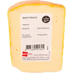 Dekamarkt DekaVers Saint paulin aanbieding