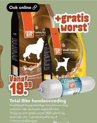 Discus Total Bite hondenvoeding aanbieding