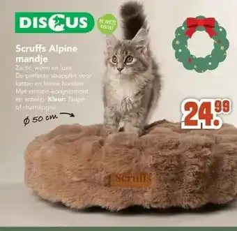 Discus Scruffs Alpine mandje aanbieding