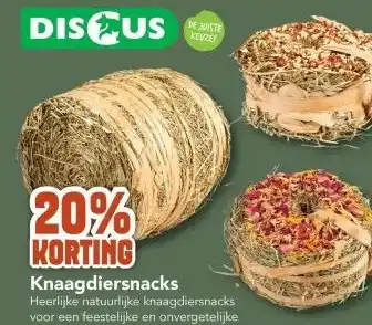 Discus Knaagdiersnacks aanbieding