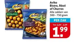 Hoogvliet Aviko Bistro, Rösti of Churros aanbieding